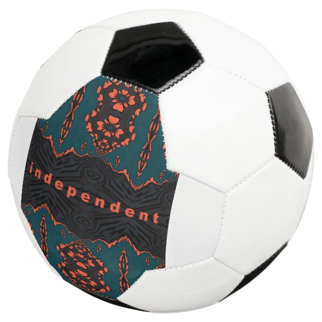 Bola De Futebol Independente e Orgulhoso! (Três quartos)