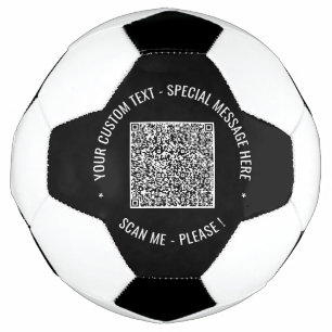 Bola De Futebol Informações de Verificação de Código QR Cores de