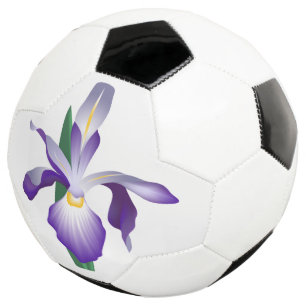 Bola De Futebol Iris Flower