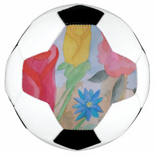 Bola De Futebol Jardim da Flor de Verão