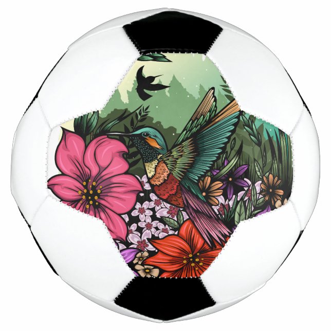 Bola De Futebol Jardim do Hummingbird (Frente)