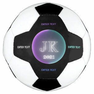 Bola de Futebol JK 2021 de Texto Personalizado