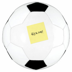 Bola De Futebol Kick Me Sticky Note Brincadeira Engraçado