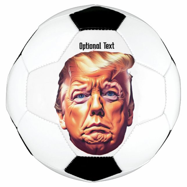 Bola De Futebol Lábios de Trump (Frente)
