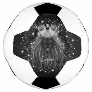 Bola De Futebol Leão de Starlight com Monograma Coroa