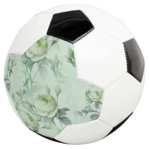 Bola De Futebol Linda Vintage Floral