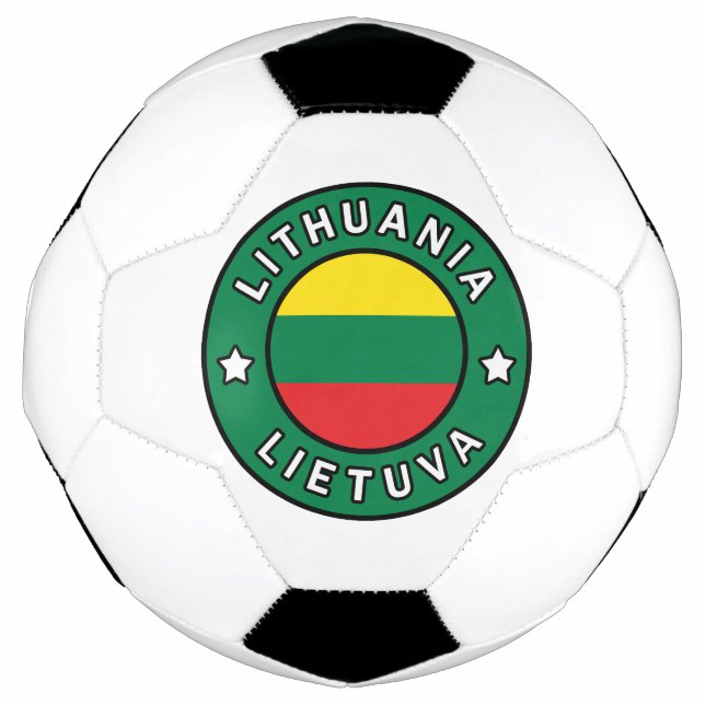 Bola De Futebol Lituânia Lietuva (Frente)