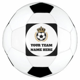 Bola De Futebol Logo do Rei do Futebol de Time de Futebol Personal