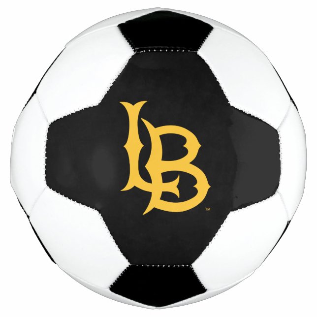 Bola De Futebol Logotipo do Long Beach State (Frente)