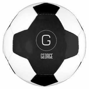 Bola De Futebol Logotipo personalizável de nome pessoal