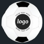 Bola De Futebol Logotipo Simples Com Empresa De Texto<br><div class="desc">Adicione seu próprio logotipo e escolha de texto a este design. Remova o texto superior ou inferior,  se preferir. Minimalista e profissional. Excelente para marcas de funcionários ou como promocional para seus clientes e clientes.</div>