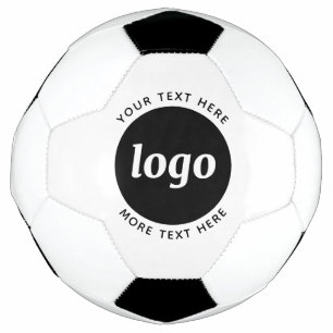 Bola De Futebol Logotipo Simples Com Texto Empresarial