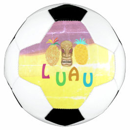 Bola De Futebol Luau Tiki de Abacaxi de Verão