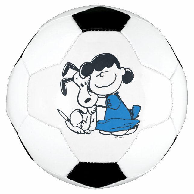 Bola De Futebol Lucy Hugging Snoopy (Frente)