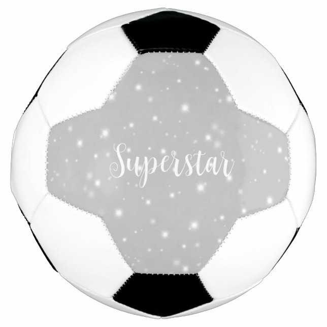 Bola De Futebol Luz estelar das Cinzas prateadas superstar (Frente)