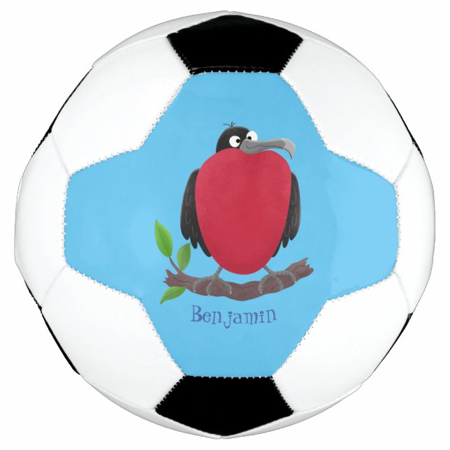 Bola De Futebol Magnífico desenho animado de pássaros (Frente)