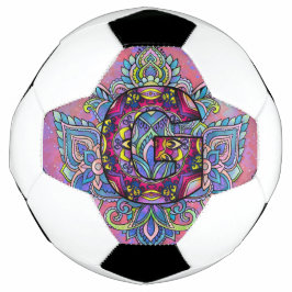 Bola De Futebol mandala de letra G
