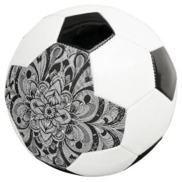 Bola De Futebol Mandala Sinfonia de Cores – Floral Psicodélico Ous