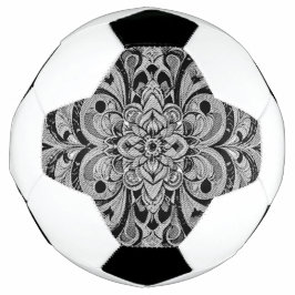 Bola De Futebol Mandala Sinfonia de Cores – Floral Psicodélico Ous
