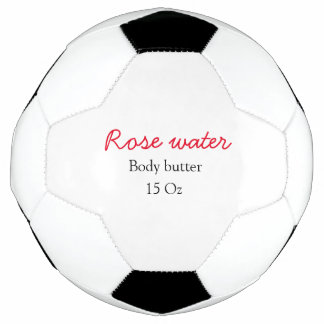 Bola De Futebol Manteiga corporal de rosa adicione o nome do seu t