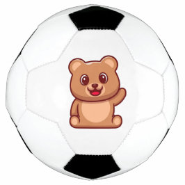 Bola De Futebol Mão De Balança De Urso Bonito