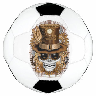 Bola De Futebol Máquina de Retro de Voodoo Steampunk