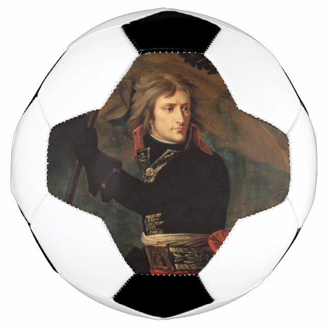 Bola De Futebol Marcha de Napoleão Bonaparte na Batalha de Arcole (Frente)