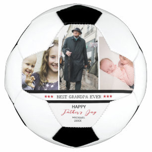 Bola De Futebol Melhor Avô de Par Soccer Ball - Dia dos Pais