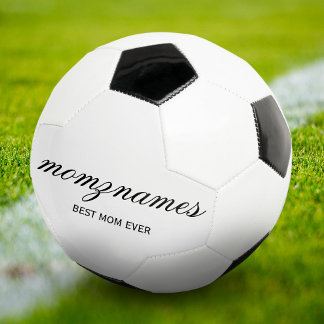 Bola De Futebol Melhor Mãe Personalizada Nome De Caligrafia