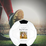 Bola De Futebol Melhor Pai de Tendência do Dia de os pais de Fotog<br><div class="desc">Melhor Pai De Tendência Da Bola De Futebol Personalizada De Dia de os pais De Fotografia</div>