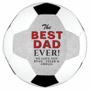 Bola De Futebol Melhor Papai de Todos os Tempos Dia dos Pais Futeb