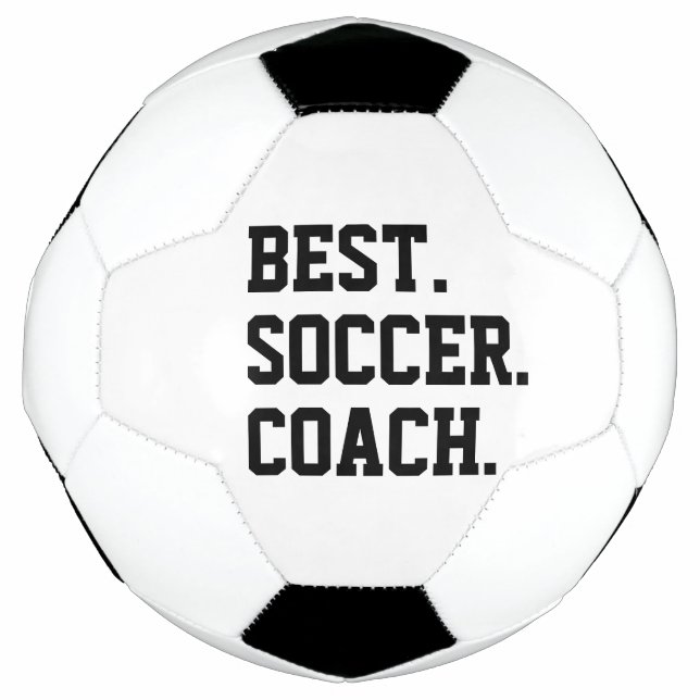 Bola De Futebol Melhor treinador de futebol (Frente)