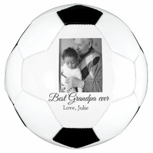 Bola De Futebol melhor vovô de todos os avós com fotos clássicas