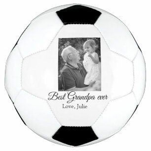 Bola De Futebol melhor vovô de todos os avós com fotos clássicas