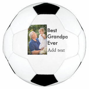 Bola De Futebol Melhor vovô já adicionou nome de foto elegante