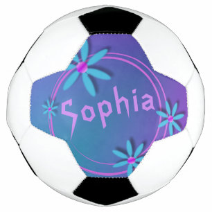 Bola De Futebol Meninas Legal e Divertidas Personalizadas
