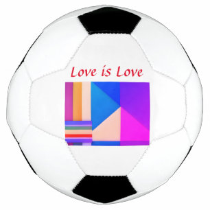 Bola De Futebol Mês do orgulho gay LGBTQ amor colorido adicionar n