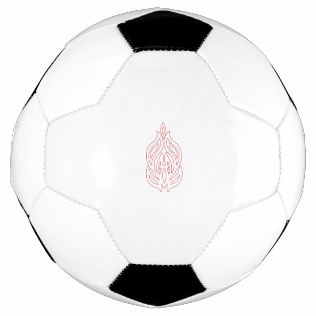 Bola De Futebol Misty Rosa, Flush Mahogany, Decorative Design (Frente)