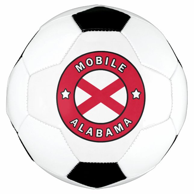 Bola De Futebol Mobile Alabama (Frente)
