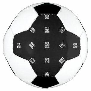 Bola De Futebol Modelo de padrão de logotipo moderno único Preto