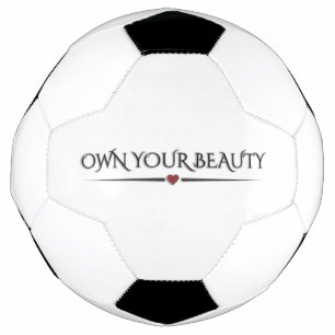 Bola De Futebol Moderno Elegante "Assuma Sua Beleza" Chic Pickleba