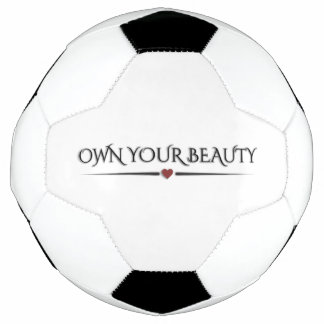 Bola De Futebol Moderno Elegante "Assuma Sua Beleza" Chic Pickleba