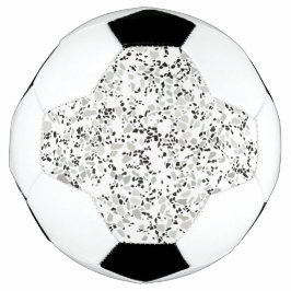 Bola De Futebol Moderno White Terrazzo