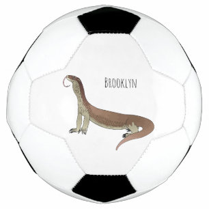 Bola De Futebol Monitor de desenho de lagarto