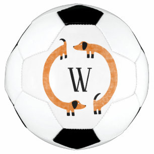 Bola De Futebol Monograma de Enchimento Engraçado