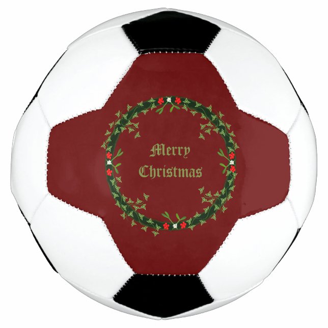 Bola De Futebol Morte de Natal Gótica Personalizada (Frente)