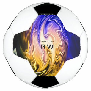Bola De Futebol Multicores Líquidas de Torção Personalizadas