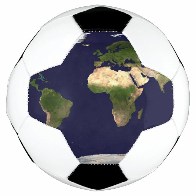 Bola De Futebol Mundo Inteiro - Terra Planeta (Frente)