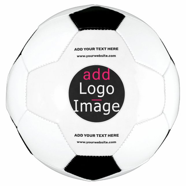 Bola De Futebol Negócios Personalizáveis Modernos (Frente)