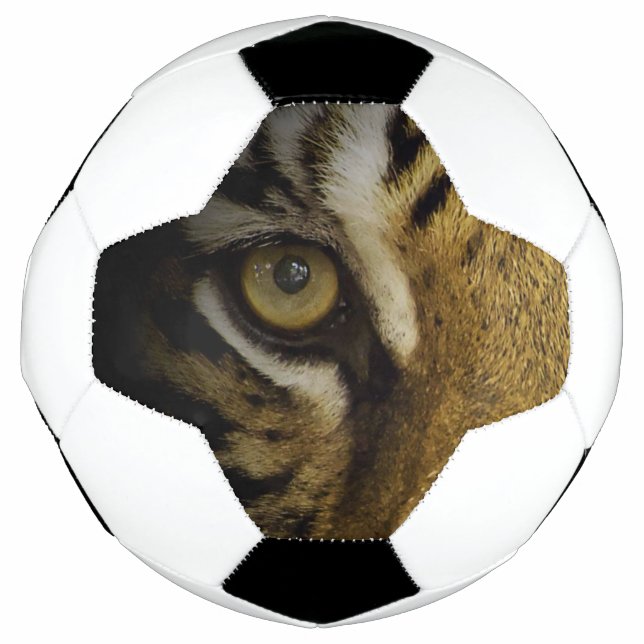 Bola De Futebol No Olho de um Tigre (Frente)